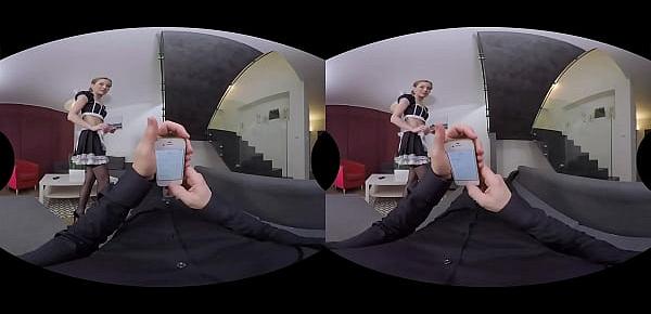  Luca Bella in VR as a lovely French maid